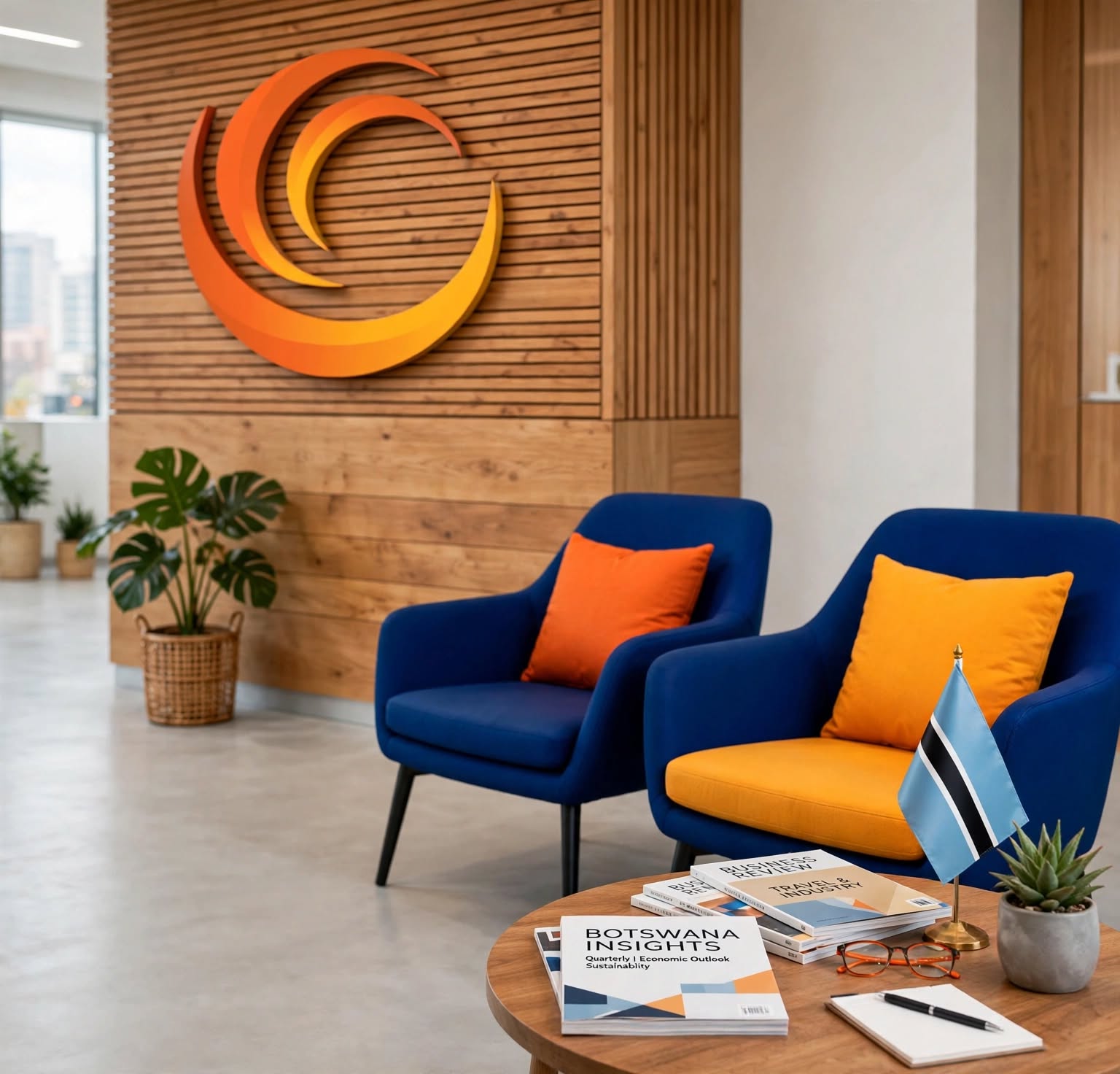 The Arc reception area in Gaborone